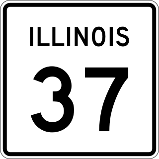 <span class="mw-page-title-main">Illinois Route 37</span> Highway in Illinois