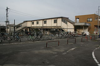 Ise-Kawashima Station railway station in Yokkaichi, Mie prefecture, Japan