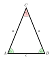 Likebeint trekant