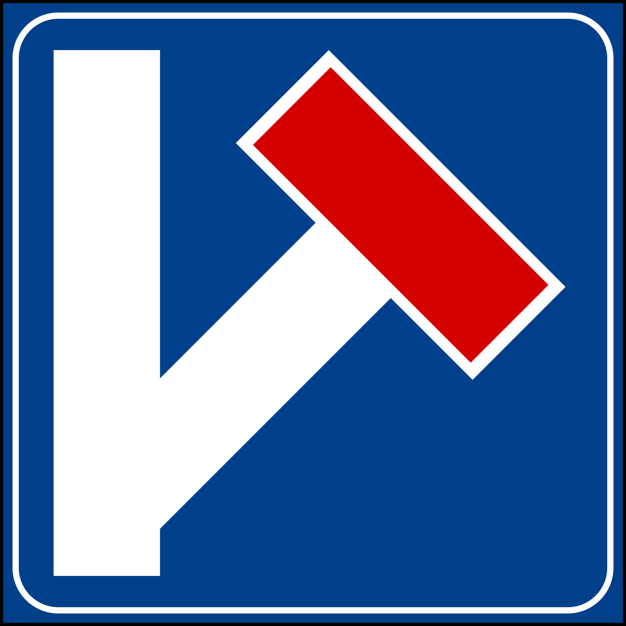 Итальянские дорожные знаки