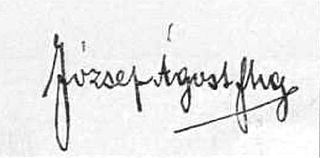 آرشیدوک یوزف آگوست's signature