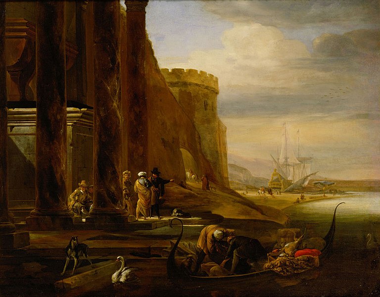 File:Jan Weenix - Italienischer Seehafen - GG 469 - Kunsthistorisches Museum.jpg