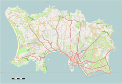 St Helier (Weighbridge) railway station is located in Jersey