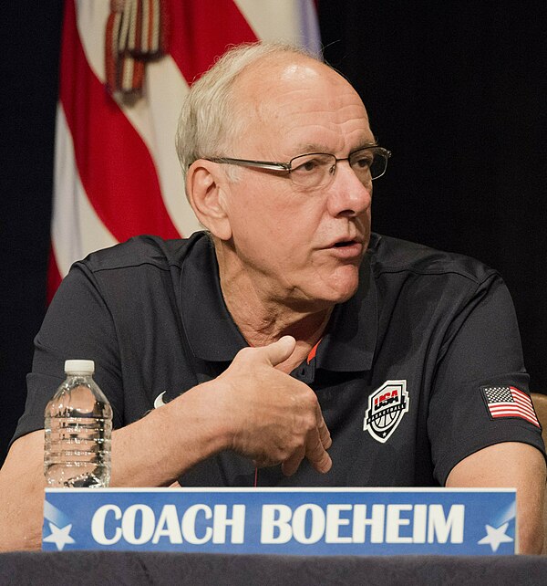 Jim Boeheim coached Syracuse's men's team from 1976–77 until 2022–23.