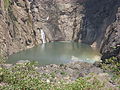 Jog Falls Gorge in dry season.