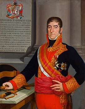 Руис де Аподака в качестве вице-короля Новой Испании.