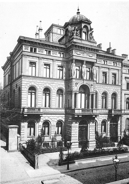 Köln, Zeughausstraße 2a, Haus Mevissen, 1868 bis 1872, von H. Pflaume