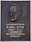 Karl Stix, Ehrenbürgertafel w Rohrbach bei Mattersburg.jpg