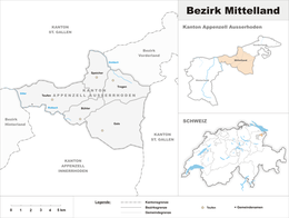 Distretto di Mittelland – Mappa