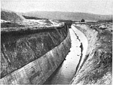 Klamath Project main canal, as depicted in the 1908 Report of the Oregon Conservation Commission. Klamath project main canal.jpg