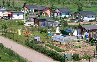 <span class="mw-page-title-main">Allotment (gardening)</span> Plot of land made available for individual, non-commercial gardening