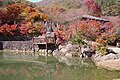 Main grounds of Samseonggung where the Sages's shrine hall is located. Samseonggung Shrine dedicated to the traditional worship of the three mythical creators of Korea: Whanin, Whanung, and Dangun.