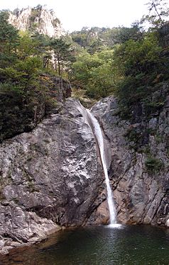 Biryong waterfall