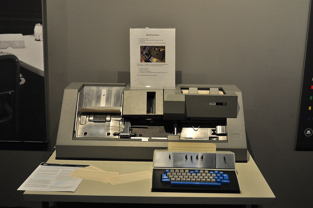 Punch Card Machine Demo - November 28 - Computer Museum of America