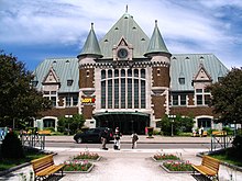 Gare du Palais is an intermodal transportation hub situated in Old Quebec. It provides access to Via Rail trains, and Orléans Express coach service.