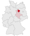 Tyskland, beliggenhed af Stendal markeret