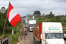 La carretera interoceánica librada de los manifestantes.