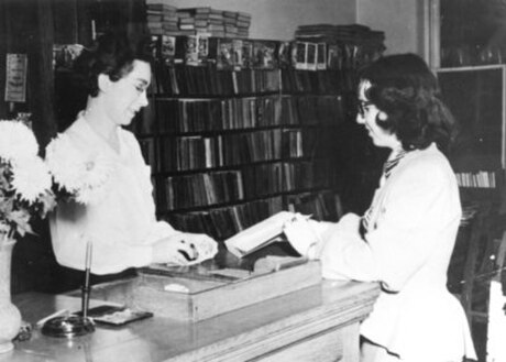 File:Librarian, Marie Bracey, 1952.jpg