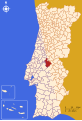 Lage von Abrantes in Portugal