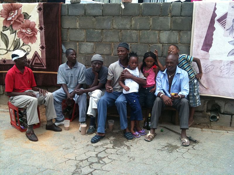 File:Local residents of Alexandra Township.jpg