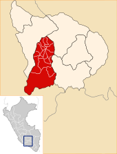 Location of the province Aymaraes in Apurímac.svg