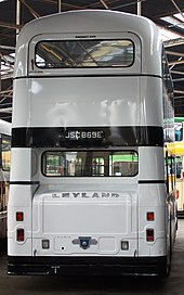 In some body designs the recess was not full-width Lothian Region Transport preserved bus 869 Leyland Atlantean PDR2 Alexander A-Type JSC 869E coach division livery, 11 October 2009 (1).jpg