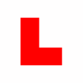 A British, Irish, Indian, Malaysian or Singaporean L-plate