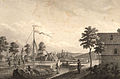 Schleuse 93, Stahlstich (1845)