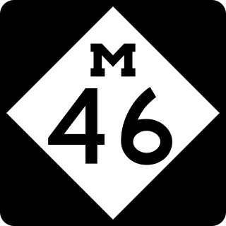 <span class="mw-page-title-main">M-46 (Michigan highway)</span> State highway in Michigan, United States
