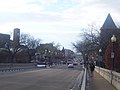 A view down m st from the bridge