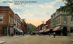 Main Avenue, Looking South, Weston, WV.jpg