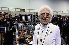 Malcolm Cecil at Moog booth - 2015 NAMM Show.jpg