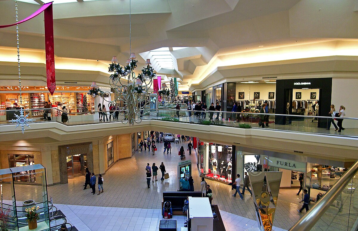 The Mall At Short Hills In Millburn, New Jersey. The Mall Includes