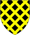 Arms of Maltravers: Sable fretty or