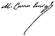 signature de Manuel Curros Enríquez