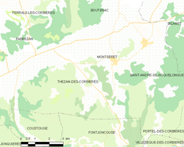 Thézan-des-Corbières - Localizazion