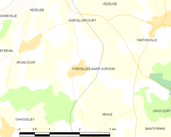 Kart over Forcelles-Saint-Gorgon