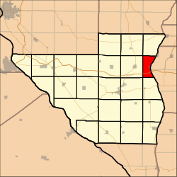 Map highlighting Flint Township, Pike County, Illinois.svg