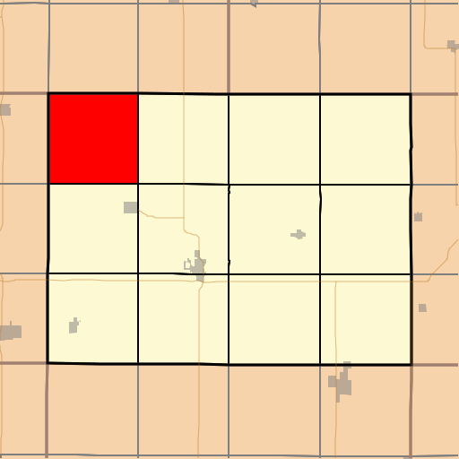 File:Map highlighting Lincoln Township, Adams County, Iowa.svg