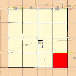 Map highlighting Union Township, Adair County, Iowa.svg