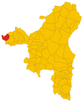 Map of comune of Sindia (province of Nuoro, region Sardinia, Italy) - 2016.svg