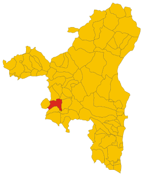 Localización de Sorgono