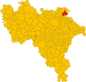 Poziția localității Torrevecchia Pia