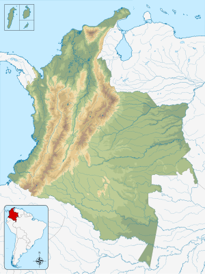 Carte de Colombie