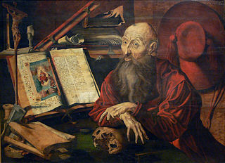 Saint Jérôme dans son étude