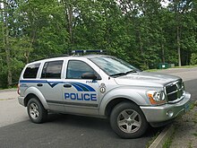 A Virginia State Parks Police vehicle at Mason Neck State Park Mason Neck State Park - Virginia Natural Resources Police SUV.jpg