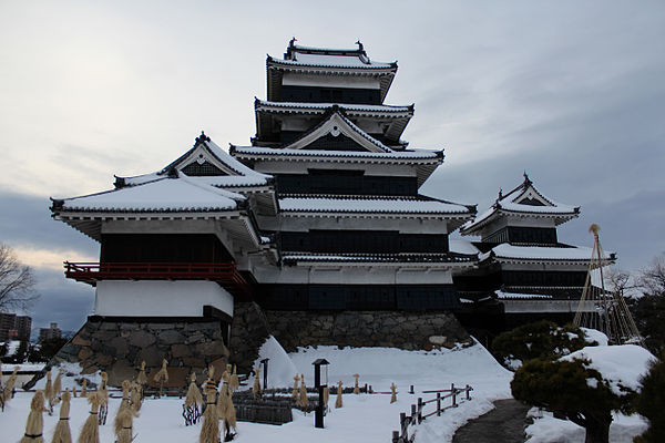 Matsumoto Castle in winter