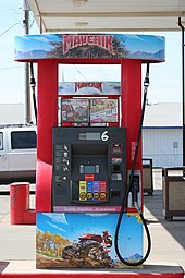 Maverik branded gas pump in Gillette, Wyoming Maverik branded gas pump in Gillette, Wyoming.jpg