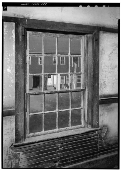 File:May 1969 INTERIOR WINDOW DETAIL, FIRST FLOOR, LOOKING WEST - Shaker South Family Dwelling House, South Shaker Road, Harvard, Worcester County, MA HABS MASS,14-HARV,13-16.tif