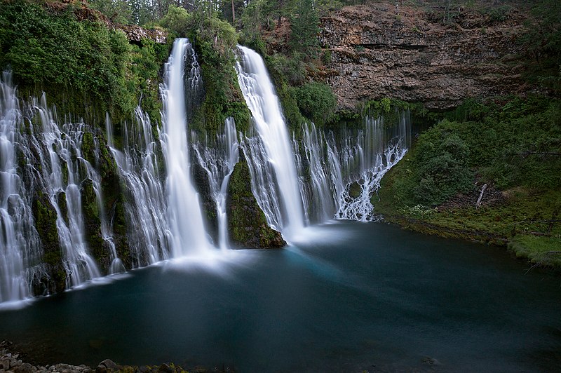 Burney Falls in California. Show another